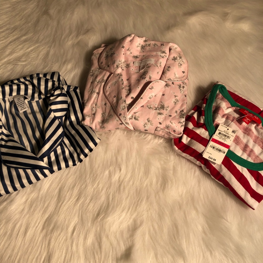 Alfani, Charter club, and Macy’s family P.J. tops
